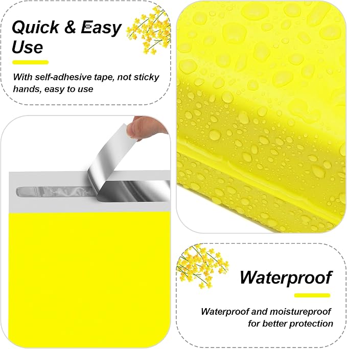 JinRuiKJ Thank You Poly Mailer 10x13 Inch 25 PCS, Shipping Bags - Image 3