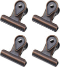 Xiaoyztan Mini Clips, 30mm Wide Red Bronze Bulldog Clips Paper Clip Binder Bull by Welcometoxiaoyztan