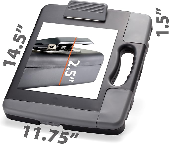 Officemate Portable Clipboard Storage Plastic Case - Image 2