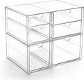 Prsildan Acrylic Makeup Organizer Clear Storage Drawer by Prsildan