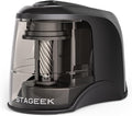 STAGEEK Electric Pencil Sharpener, Plug in or USB/Battery Operated. Fits No.2 by STAGEEK