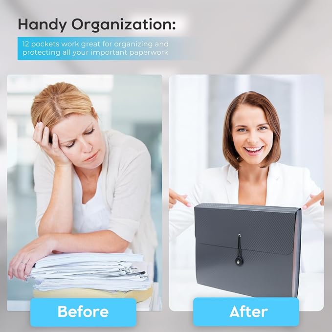 Expanding File Folder, Accordion File Organizer - Image 6