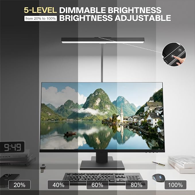 Kary LED Desk Lamp with Base, Eye-Care Architect Light - Image 7