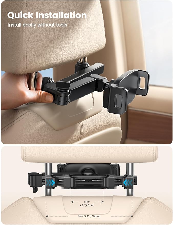 Lamicall Car Headrest Tablet Holder - Image 6