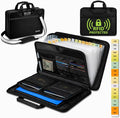 Accordion File Organizer Fireproof, Water-Resistant Document Bag-13 Pocket File by Unknown