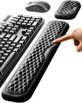 Vaydeer Wrist Rest for Keyboard and Mouse, Computer Ergonomic Wrist Support Pad by Vaydeer