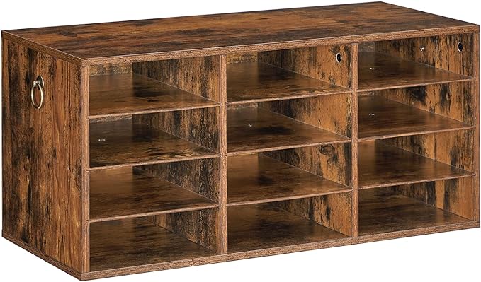 HOOBRO Countertop Mail Sorter Organizer, Wooden Literature Organizer, Student by HOOBRO