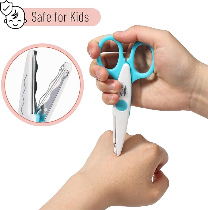 Mr. Pen- Craft Scissors Decorative Edge, 6 Pack, Retro Colors | Zig Zag Scissors - Image 4