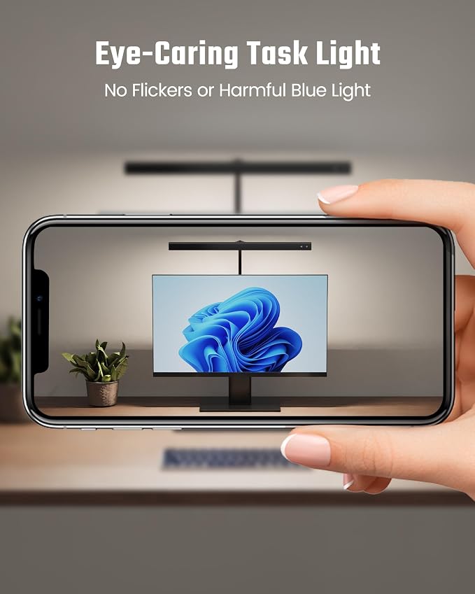 SUPERDANNY LED Desk Lamp for Office Home, Eye-Caring Desk Light - Image 7
