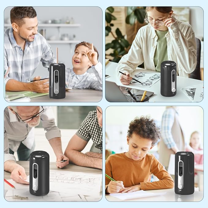Electric Pencil Sharpener, Fully Automatic Pencil Sharpener - Image 7