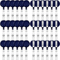 Zonon 100 Pcs Retractable Badge Reel Clips ID Card Holder Reel by Zonon