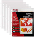 Office Werks 250 Sheet Protectors, 8.5 X 11 Inch Clear Page Protectors by Office+Werks