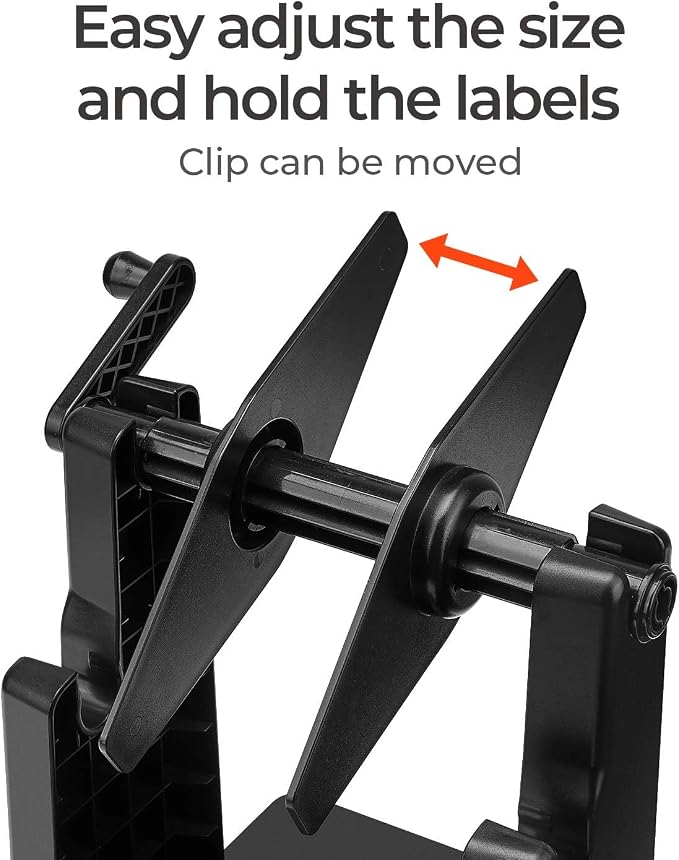 MUNBYN External Rolls Label Holder | 2 in 1 Fan-Fold Stack Paper Holder - Image 4