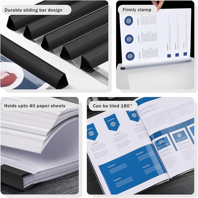 JOERSH 40 Pcs Clear Report Covers - Image 4
