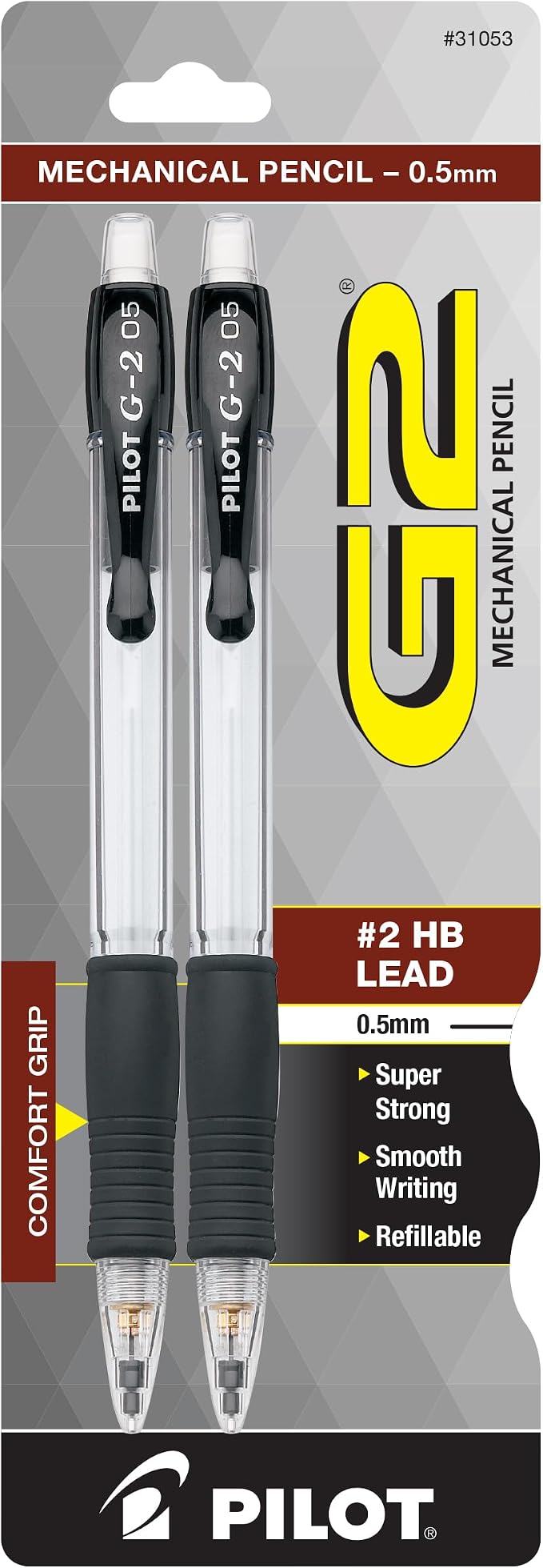 Pilot, G2 Mechanical Pencils, 0.5mm HB Lead by PilotCorporationofAmerica