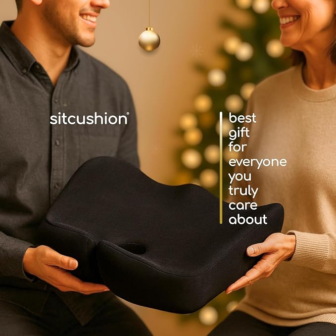 SitCushion Car Seat Cushion for Long Driving – X Large Memory Foam Seat Cushion - Image 8