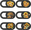 6Pcs 6 Styles Camera Cover Slide Flowers Phone Privacy Camera Cover Bees by PRESSINART