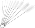 CiaraQ Bottle Cleaning Brushes, 8 Inch Nylon Tube Brush Set | White Cleaner by CiaraQ