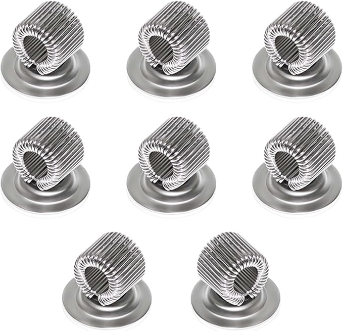 8 Pcs Manganese Steel Pen Holder Clips Self Adhesive Pencil Organizer by yuntop