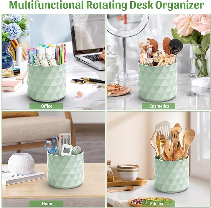 minimaliving Desk Organizer, Sparkling Diamond-like Pen Holder - Image 5