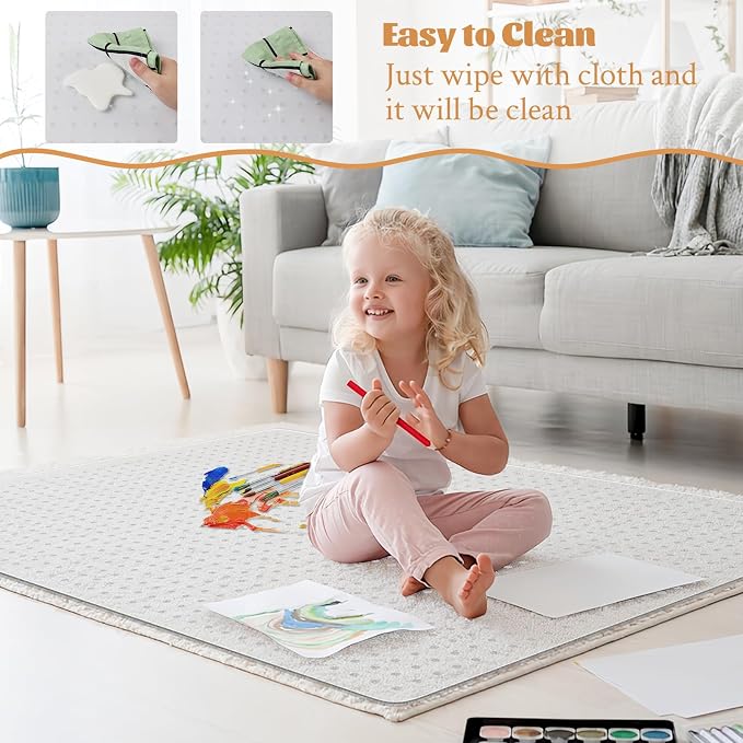 KMAT Office Chair Mat for Carpet, Computer Desk Mat, Heavy Duty Floor - Image 7