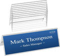 HlIMIEI Acrylic Name Plates for Desks, 10 Pack Clear Tent Name Holders 3 x 8.5 by HIIMIEI