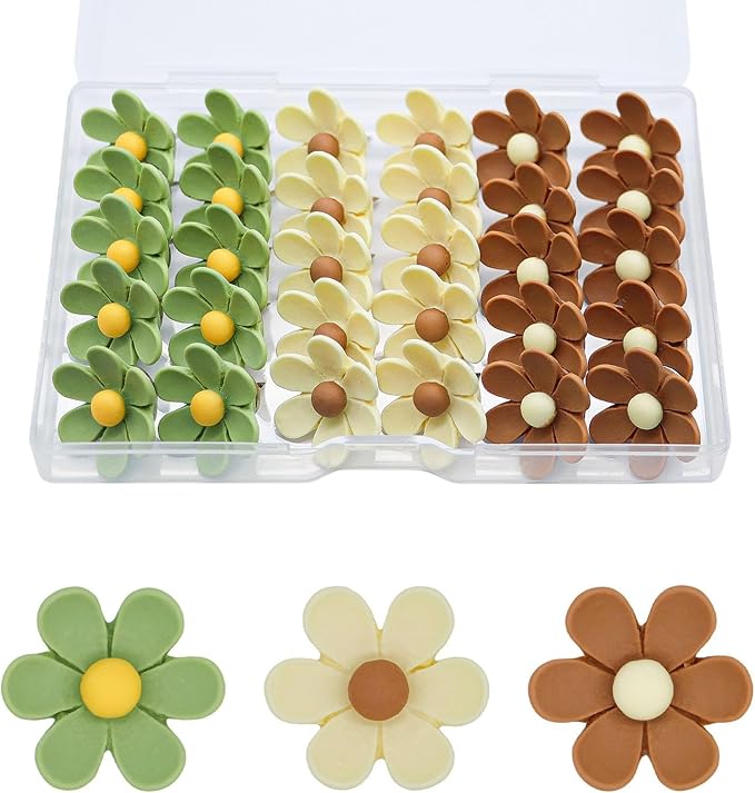Cute Flower Push Pins by Keepsweat