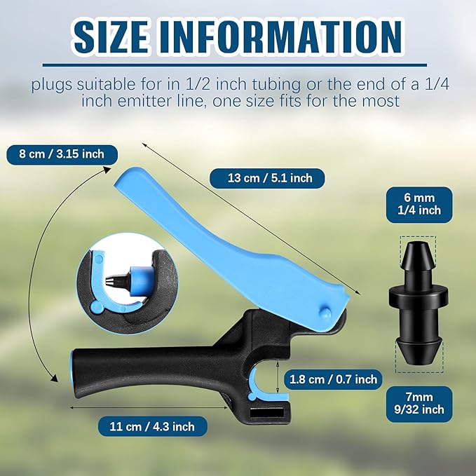 Honoson 51 Pcs Drip Irrigation Hole Punch Tool Set, Drip Irrigation Punch Tool - Image 2