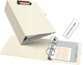 Ospelelf Mini 3 Ring Binder 5.5 x 8.5, 2 inch Round Ring Clipboard Binders by OspelelfOfficeSupplies