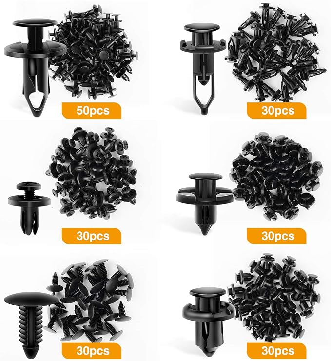 GOOACC Universal Plastic Fender Clips, Car Fender Replacement - Image 7