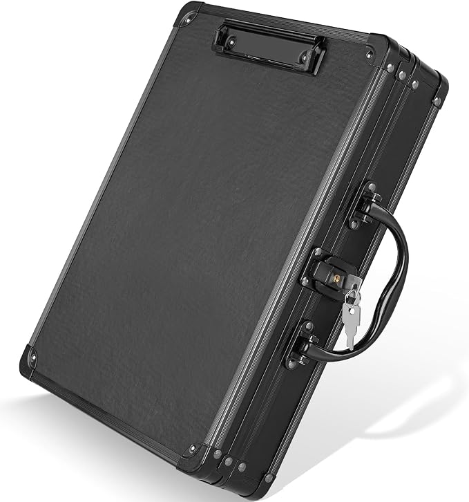 Sooez Key Lock Clipboard Storage Box, Heavy Duty Clipboard by Sooez