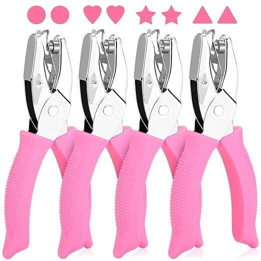 MAPVOLUT 4 PCS 1/4" Hole Punchers by MAPVOLUT