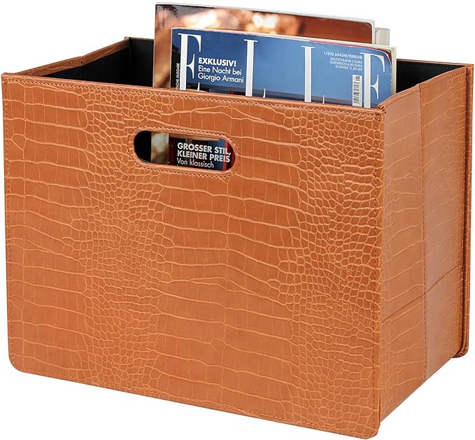 HofferRuffer Magazine Basket Holder, Foldable Magazine Rack, Document File by HofferRuffer
