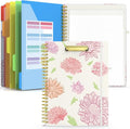 Sooez Clipboard Folio with Refillable Notepad, Folder with 10 Storage Pockets by Sooez