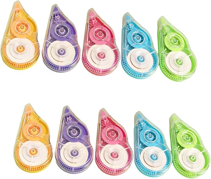 10Pcs Correction Tape Roller 8mx5mm Quick Dry White Out Correction Tape Total - Image 6