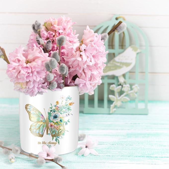 Cute Pen Holder for Desk, Ceramic Durable Pencil Cup, Simple&Modern Style - Image 6
