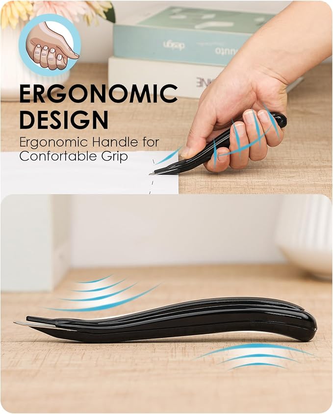 KTRIO Magnetic Staple Remover Tool 4 Pack, Classic Black | Professional Stapler - Image 3