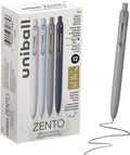 uniball™ Zento Gel Pens, 0.7mm Medium Point, Retractable, Smooth Writing by uni-ball