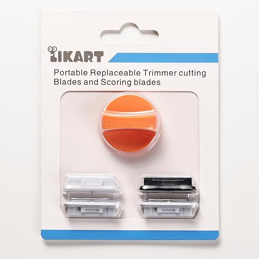 Likart 4-Pack Paper Cutter Replacement Blades Kit, Portable Trimmer Cutting by Likart