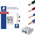 STAEDTLER Metal Double-Hole Pencil Sharpener by Staedtler