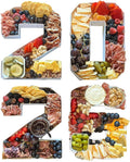 2026 Plastic Fillable Charcuterie Number Letter Shaped Serving Tray, Waterproof by valguri