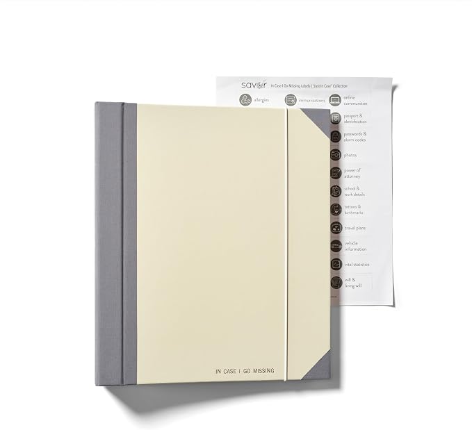 The Folio® If I Die Binder Organizer by Savor