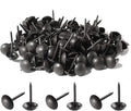 Piutouyar 200 Pcs Black Upholstery Tacks Antique Metal Thumb Tacks Round Head by Piutouyar