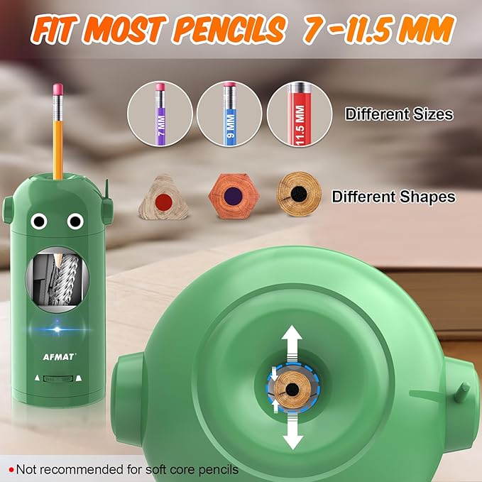 AFMAT Electric Pencil Sharpener - Image 3