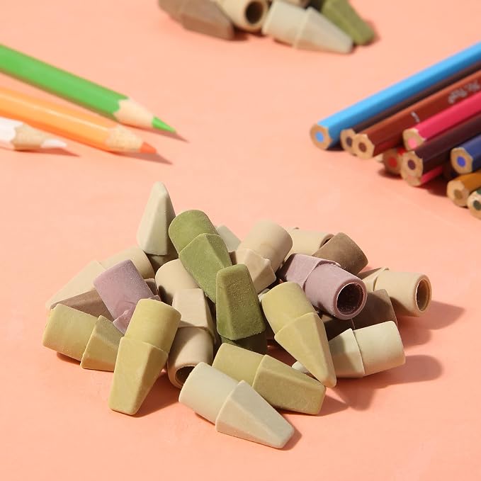 Mr. Pen- Pencil Erasers Toppers, 120 Pack, Latex Free, No Smudge | Mr Pen - Image 6