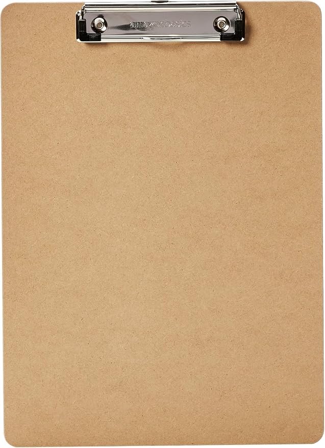 Amazon Basics Hardboard Office Clipboard, Low-Profile, Letter Size - Image 2
