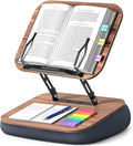 Lap Bean Bag Book Holders for Reading Hands Free, Adjustable Book Stand | by HUMANCOZY
