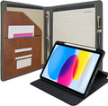3 Ring Portfolio with iPad Holder, Business Padfolio with Clipboard & Rotating by EPADFOLIOS