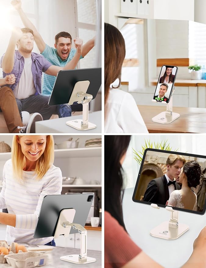 OCYCLONE Phone Stand, Adjustable Height and Angle Foldable Cell Phone Stand - Image 6