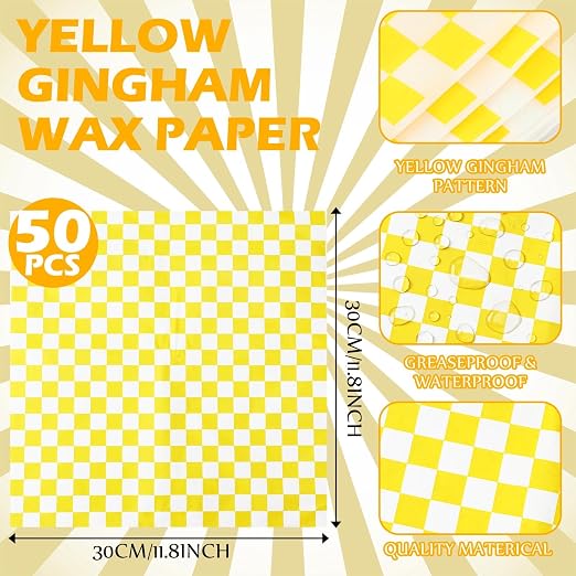Geosar 100 Pcs Gingham Party Supply Disposable Paper Food Tray Bulk Disposable - Image 3